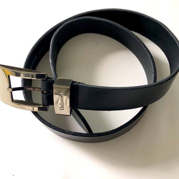 Unlisted by Kenneth Cole Black Belt with Silver Buckle - Picture 12 of 13